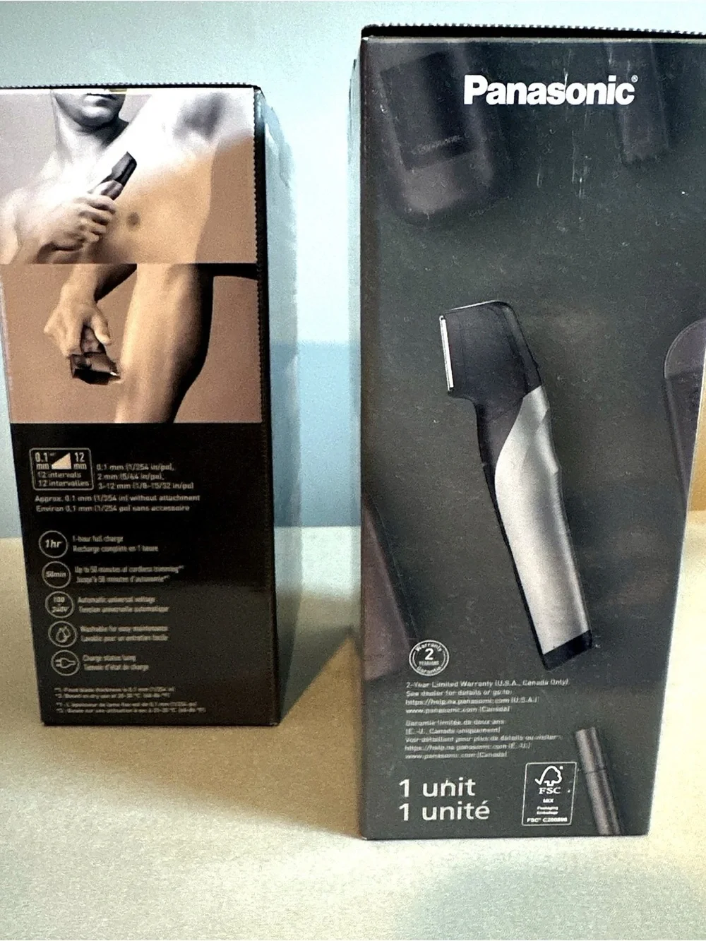 NWT Factory Sealed Panasonic ER-GK80-S Body Groomer Wet/Dry Trimmer